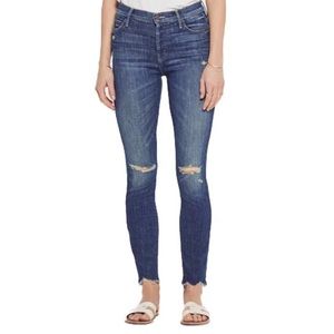 MOTHER - The Stunner Chew Off Duty Denim Pants